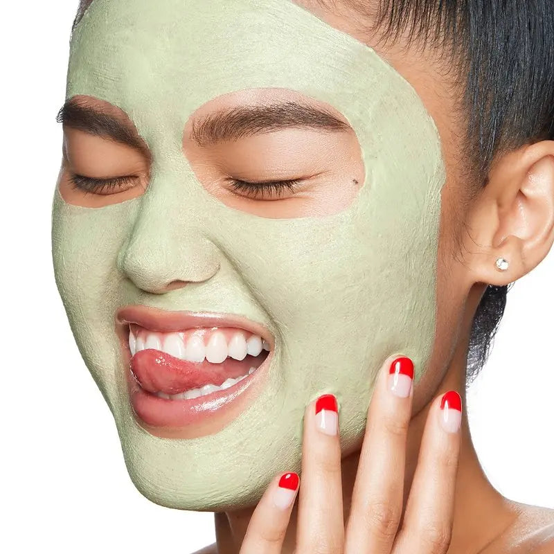 Deep Clean Green Tea Clay Mask Face Mask for Ance Skin Purifying Remove Pimples Blackheads Mud Facial Cleaning Mask 100g