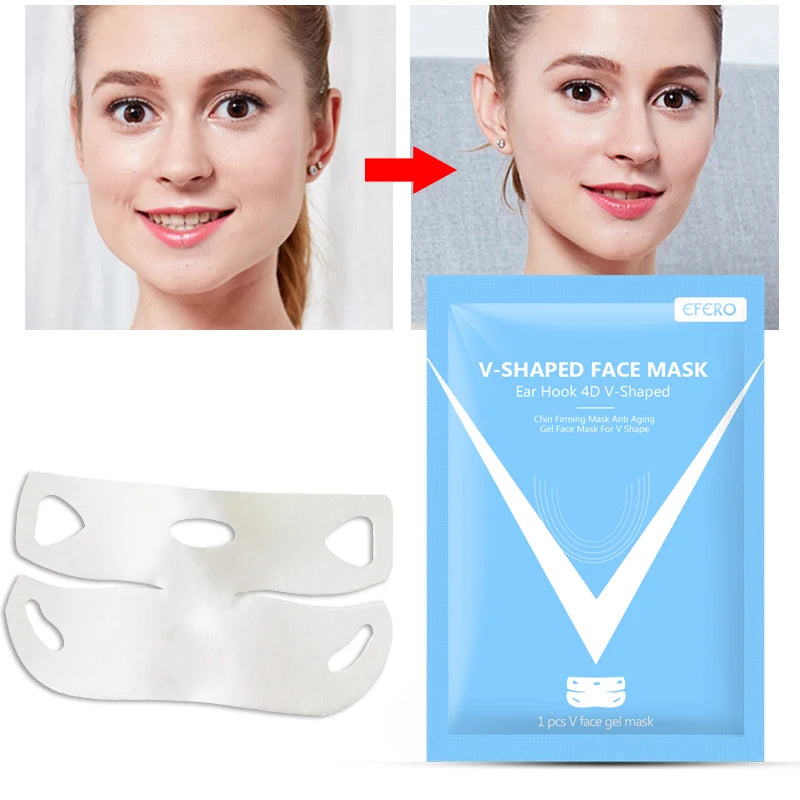 2PCS 4D Ear Hook V-shaped Face Mask