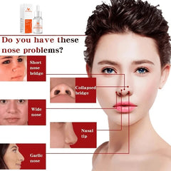 10ML Nose Massage Essential Oil Nose Care Essential Oil Shape Beautiful Nose Remodeling Serum Lift Nose Care Thin Smaller Nose