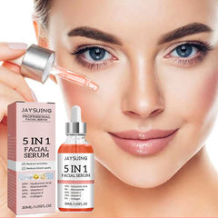 5 In 1 Face Serum  Vitamin C Fade Spots Shrink Pores Skin Care Produce