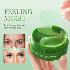 60PCS=30 Pairs Aloe Vera Eye Mask