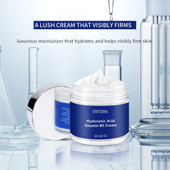 Face Skin Care Hyaluronic Acid&Vitimin B5 Cream Anti-Wrinkle Aging Moisturizing Shrink Pores Whitening Firming Beauty Health