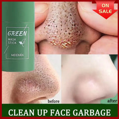 Remove Blackheads Acne Green Tea Mask Stick Shrink Nose Pore Clean Oil Control Fade Black Spot Solid Mask Moisturizing Skin Care